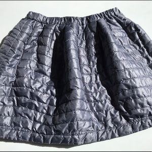 J crew Crewcuts girls grey puffer skirt size 8